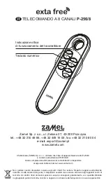 Preview for 19 page of Zamel P-256/8 Manual