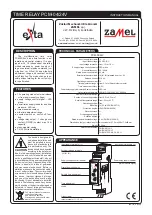 Zamel PCM-04/24V Instruction Manual preview