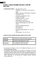 Preview for 14 page of Zamel PDH-250 User Manual