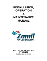 Zamil PV036 Installation, Operation & Maintenance Manual preview