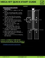 Preview for 3 page of Zamp Solar MEGA KIT Quick Start Manual