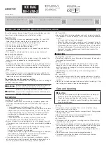 Preview for 1 page of ZAMST IW-1 Instructions For Use Manual