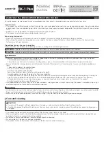 ZAMST RK-1 Plus Instructions For Use Manual preview