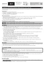 ZAMST ZK-7 Instructions For Use Manual preview