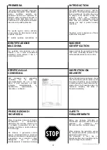 Preview for 4 page of zanardi PE 28 Series Operating And Maintenance Instructions Manual