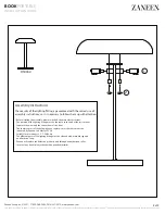 Preview for 2 page of ZANEEN BOOK PORTABLE D54042 Series Installation Manual