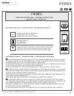 Предварительный просмотр 2 страницы ZANEEN Frisbee L10B0069 Installation Manual