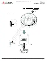 Предварительный просмотр 6 страницы ZANEEN MENHIR Installation Instruction