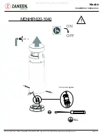 Предварительный просмотр 7 страницы ZANEEN MENHIR Installation Instruction