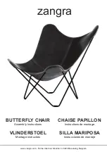 Preview for 1 page of Zangra BUTTERFLY CHAIR Assembly Instructions Manual