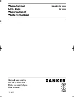 Preview for 1 page of ZANKER CF2200 User Manual