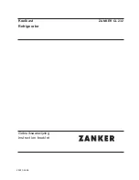 Preview for 1 page of ZANKER CL232 Instruction Booklet