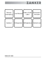 ZANKER KBA23012SK User Manual preview
