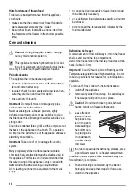 Preview for 14 page of ZANKER KBF11401SK User Manual