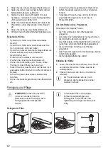 Предварительный просмотр 42 страницы ZANKER KDV10030FA User Manual