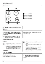 Preview for 12 page of ZANKER KEV6040FBB User Manual