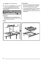 Preview for 28 page of ZANKER KEV6042FBB User Manual