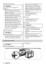 Preview for 6 page of ZANKER KOB20721XK User Manual