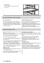 Preview for 10 page of ZANKER KOB20721XK User Manual