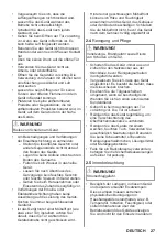 Preview for 27 page of ZANKER KOB20721XK User Manual