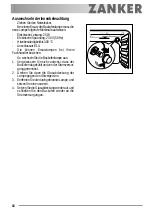 Preview for 16 page of ZANKER ZKB 7513 User Manual