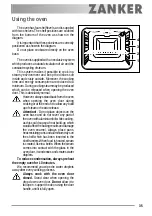 Preview for 35 page of ZANKER ZKB 7513 User Manual