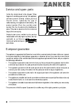 Preview for 48 page of ZANKER ZKB 7513 User Manual