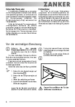 Предварительный просмотр 8 страницы ZANKER ZKB 7613 User Manual