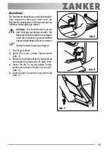 Предварительный просмотр 15 страницы ZANKER ZKB 7613 User Manual