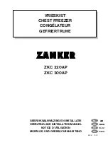ZANKER ZKC220AP Operatind And Installation Manual preview