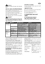 Preview for 8 page of ZANKER ZKC220AP Operatind And Installation Manual