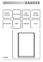 ZANKER ZKG8509 User Manual preview