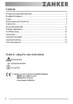 Предварительный просмотр 2 страницы ZANKER ZKH 7528 User Manual