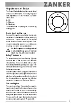 Предварительный просмотр 7 страницы ZANKER ZKH 7528 User Manual