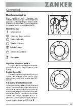 Предварительный просмотр 29 страницы ZANKER ZKH 7528 User Manual