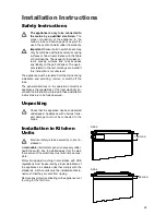 Preview for 11 page of ZANKER ZSK 3102 X Installation And Operating Instructions Manual