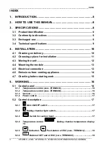 Preview for 3 page of ZANOLLI Citizen 6+6/MC Installation, Use And Maintenance Manual