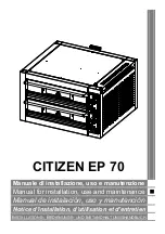 Предварительный просмотр 1 страницы ZANOLLI CITIZEN EP 70/4+4 Manual For Installation, Use And Maintenance