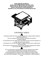 Предварительный просмотр 2 страницы ZANOLLI SYNTHESIS 12/80V E Manual For Installation, Use And Maintenance