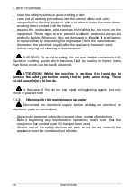 Preview for 26 page of ZANOLLI SYNTHESIS 12/80V E Manual For Installation, Use And Maintenance