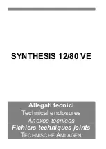 Preview for 35 page of ZANOLLI SYNTHESIS 12/80V E Manual For Installation, Use And Maintenance