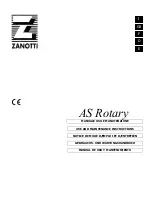 Zanotti AS Rotary Use And Maintenance Instructions preview