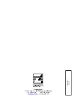 Предварительный просмотр 80 страницы Zanotti FZ007 Use And Maintenance Instructions