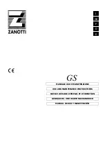 Предварительный просмотр 1 страницы Zanotti GS 1 Use And Maintenance Instructions