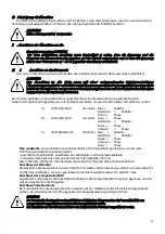 Preview for 46 page of Zanotti SPO 121 Use And Maintenance Instructions