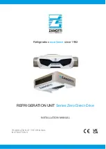 Zanotti Zero Series Installation Manual preview