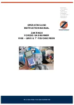 Предварительный просмотр 1 страницы ZANTINGH RKB Operating And Instruction Manual