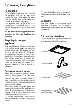 Предварительный просмотр 7 страницы Zanussi Electrolux CLASS/1GRN User Manual