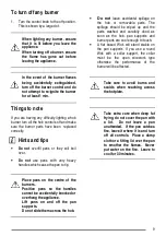 Предварительный просмотр 9 страницы Zanussi Electrolux CLASS/1GRN User Manual