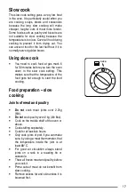 Предварительный просмотр 17 страницы Zanussi Electrolux CLASS/1GRN User Manual